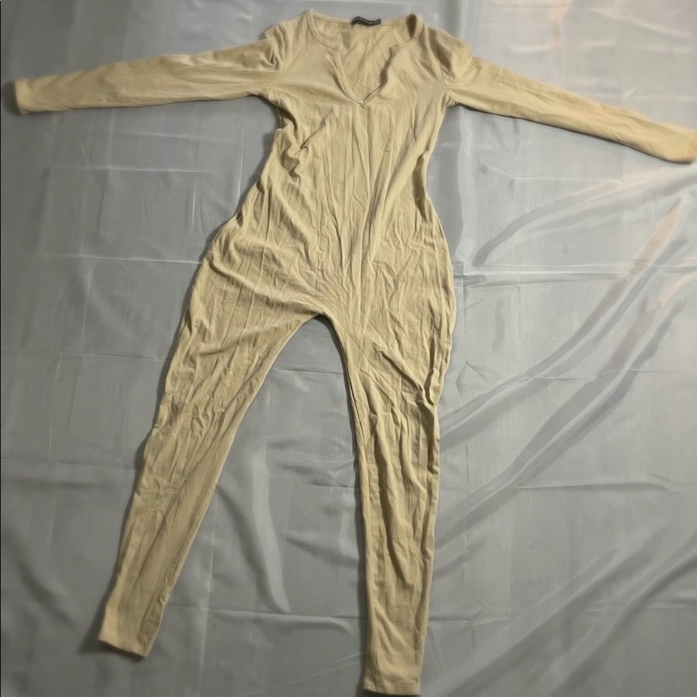 Tan Jumpsuit